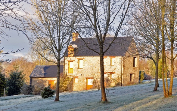 Boulangerie en hiver